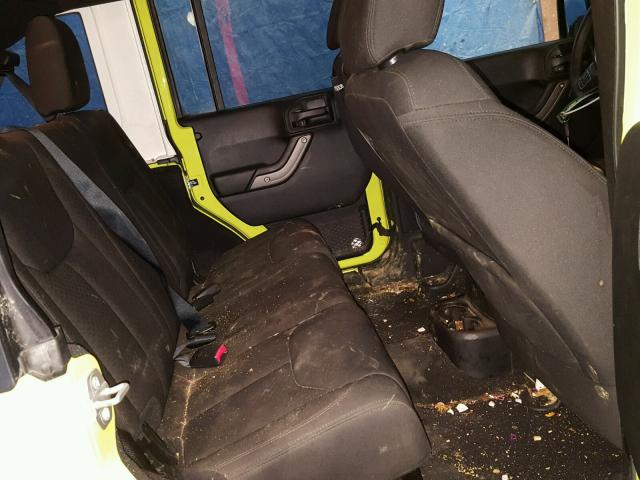 1C4BJWDG2GL317156 - 2016 JEEP WRANGLER U GREEN photo 6