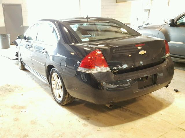 2G1WG5E3XD1103886 - 2013 CHEVROLET IMPALA LT BLACK photo 3