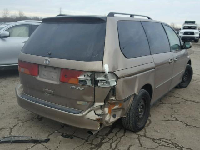 5FNRL18613B112521 - 2003 HONDA ODYSSEY EX TAN photo 4