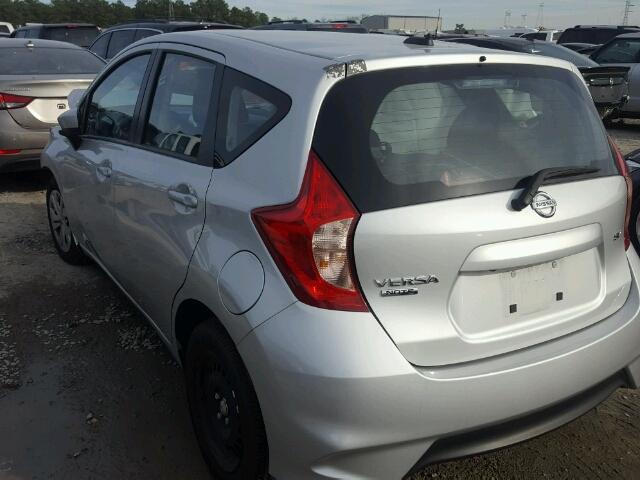 3N1CE2CP7HL352576 - 2017 NISSAN VERSA NOTE SILVER photo 3