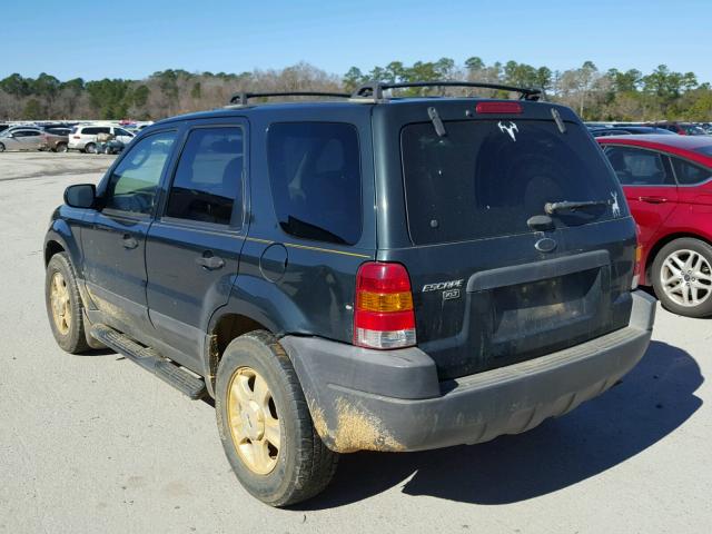 1FMYU03123KB75785 - 2003 FORD ESCAPE XLT GREEN photo 3