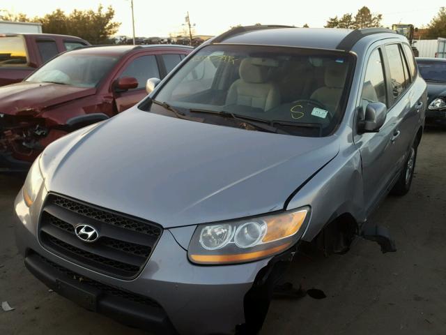 5NMSG73D38H197169 - 2008 HYUNDAI SANTA FE G GRAY photo 2