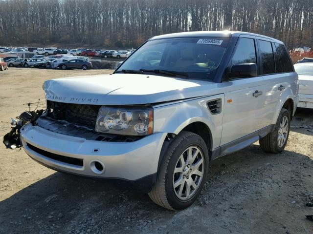 SALSK25448A169253 - 2008 LAND ROVER RANGE ROVE SILVER photo 2