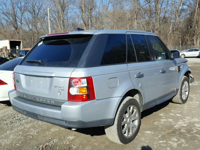 SALSK25448A169253 - 2008 LAND ROVER RANGE ROVE SILVER photo 4