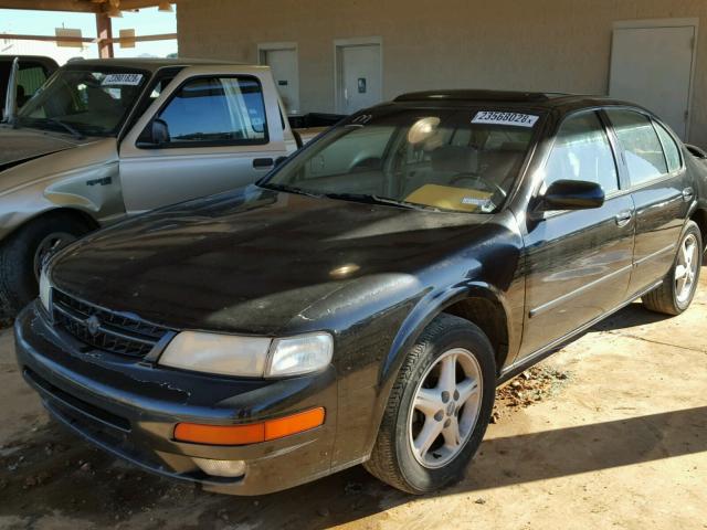 JN1CA21D8VT822951 - 1997 NISSAN MAXIMA GLE BLACK photo 2