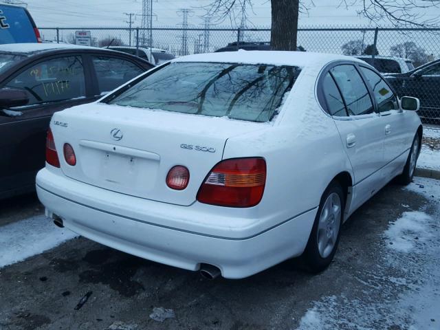 JT8BD68S5Y0089791 - 2000 LEXUS GS 300 WHITE photo 4