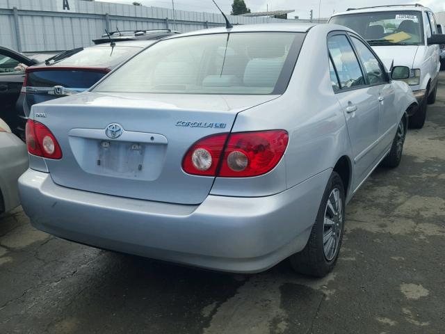 1NXBR32E18Z941174 - 2008 TOYOTA COROLLA CE SILVER photo 4