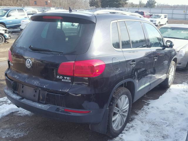 WVGBV7AX2DW546831 - 2013 VOLKSWAGEN TIGUAN S BLACK photo 4