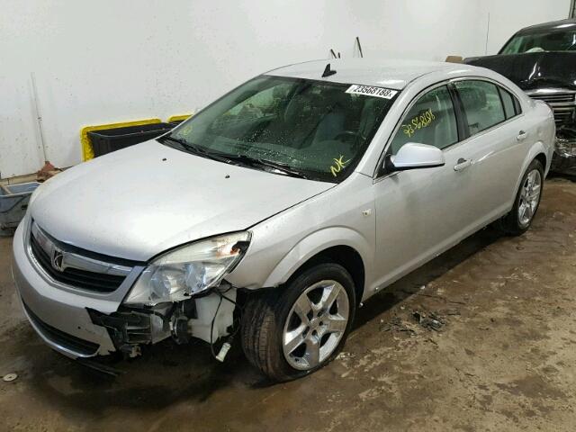 1G8ZS57B19F122232 - 2009 SATURN AURA XE SILVER photo 2