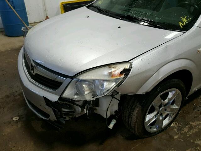 1G8ZS57B19F122232 - 2009 SATURN AURA XE SILVER photo 9