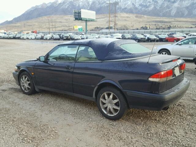 YS3DD78N7X7060575 - 1999 SAAB 9-3 S BLUE photo 3