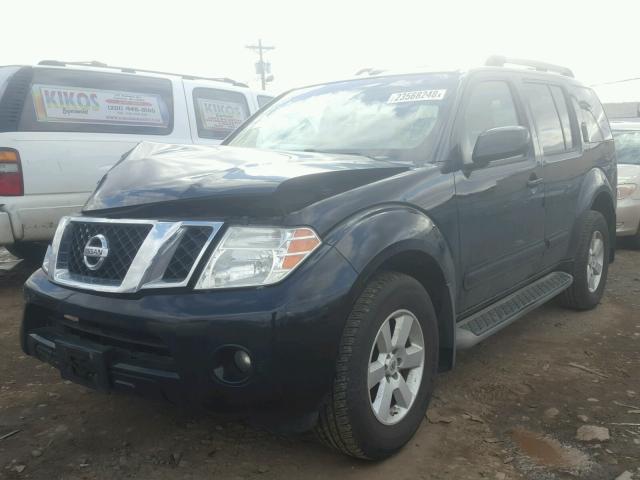 5N1AR18B08C642357 - 2008 NISSAN PATHFINDER BLACK photo 2