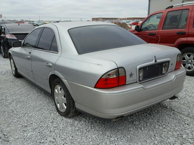 1LNHM86S44Y643498 - 2004 LINCOLN LS SILVER photo 3