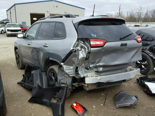 1C4PJLCB0GW114372 - 2016 JEEP CHEROKEE L SILVER photo 3