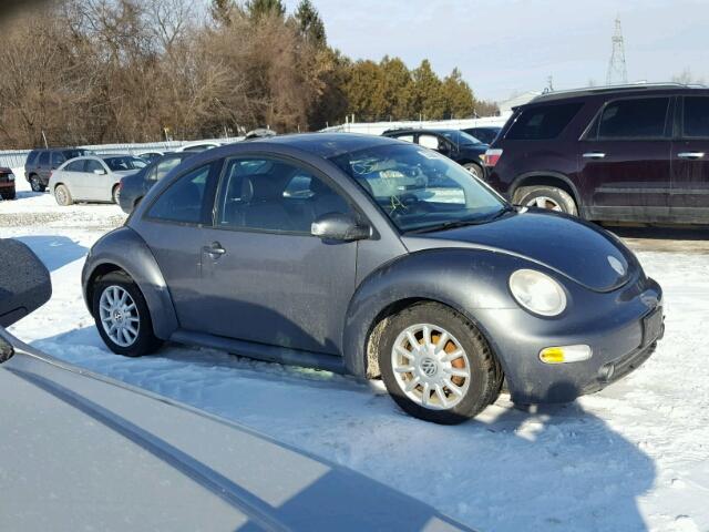 3VWCK21C44M412885 - 2004 VOLKSWAGEN NEW BEETLE GRAY photo 1