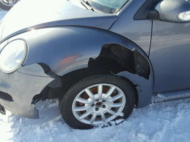 3VWCK21C44M412885 - 2004 VOLKSWAGEN NEW BEETLE 灰色 照片 9