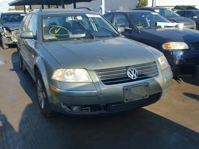 WVWVD63B43E165826 - 2003 VOLKSWAGEN PASSAT GLS GREEN photo 1