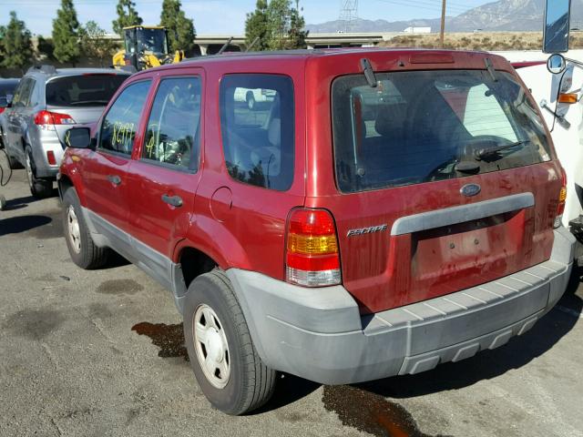 1FMYU02Z56KA24998 - 2006 FORD ESCAPE XLS RED photo 3