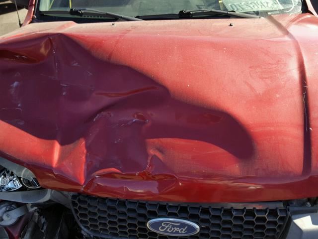 1FMYU02Z56KA24998 - 2006 FORD ESCAPE XLS RED photo 7