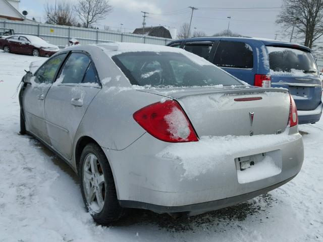 1G2ZG58N774129148 - 2007 PONTIAC G6 BASE SILVER photo 3