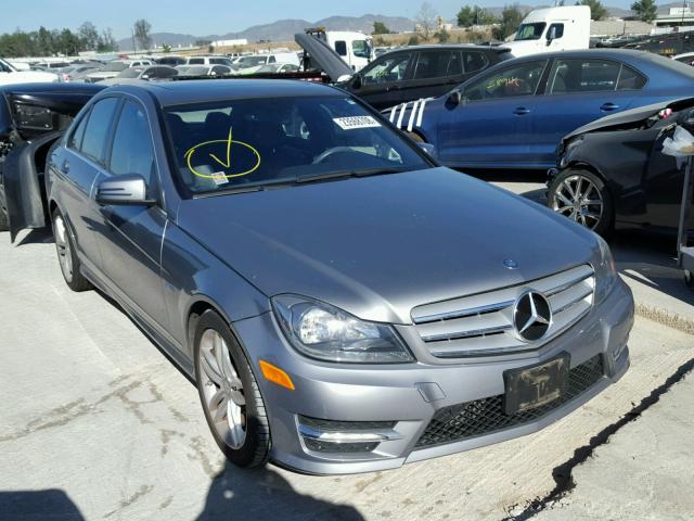 WDDGF4HB0CA724561 - 2012 MERCEDES-BENZ C 250 GRAY photo 1