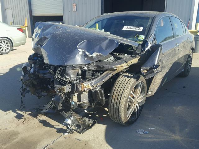 1HGCR2F15HA178685 - 2017 HONDA ACCORD SPO GRAY photo 2