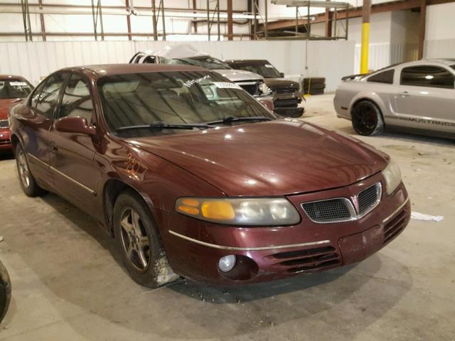 1G2HX54K614136204 - 2001 PONTIAC BONNEVILLE MAROON photo 1