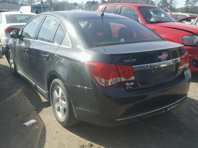 1G1PC5SB3D7322445 - 2013 CHEVROLET CRUZE LT BLACK photo 3