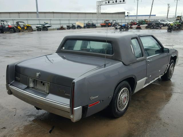 1G6CB1159K4358090 - 1989 CADILLAC FLEETWOOD GRAY photo 4