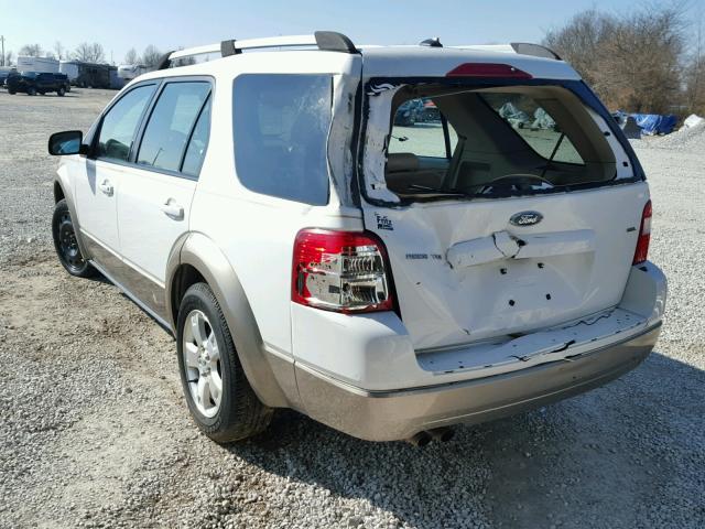 1FMDK02197GA22111 - 2007 FORD FREESTYLE WHITE photo 3