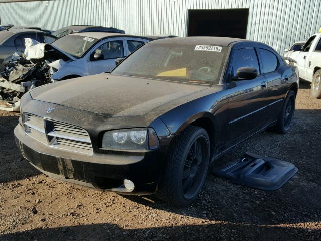 2B3CA3CV5AH186605 - 2010 DODGE CHARGER SX BLACK photo 2