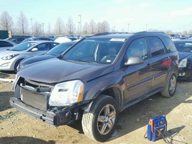 2CNDL63F776095634 - 2007 CHEVROLET EQUINOX LT PURPLE photo 2