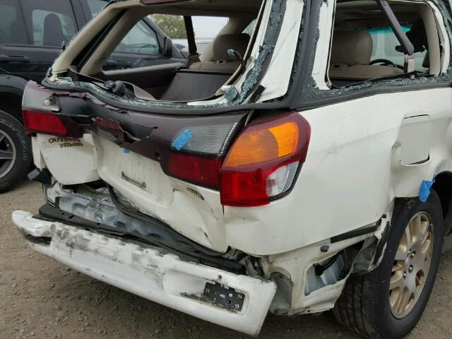 4S3BH806427615679 - 2002 SUBARU LEGACY OUT WHITE photo 10