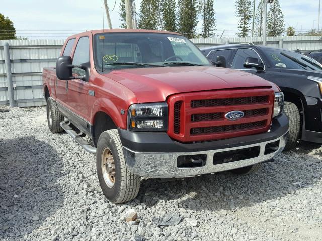 1FTNW21L51ED14658 - 2001 FORD F250 SUPER RED photo 1