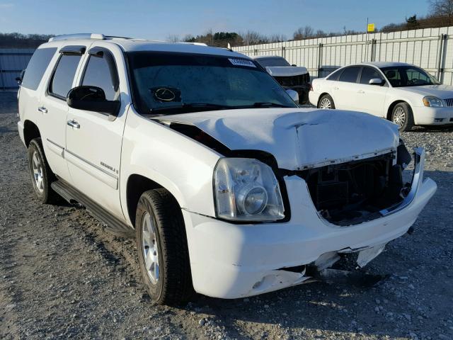 1GKFK63887J179860 - 2007 GMC YUKON DENA WHITE photo 1