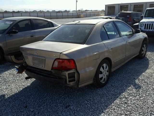 4A3AA46G02E151470 - 2002 MITSUBISHI GALANT ES GOLD photo 4