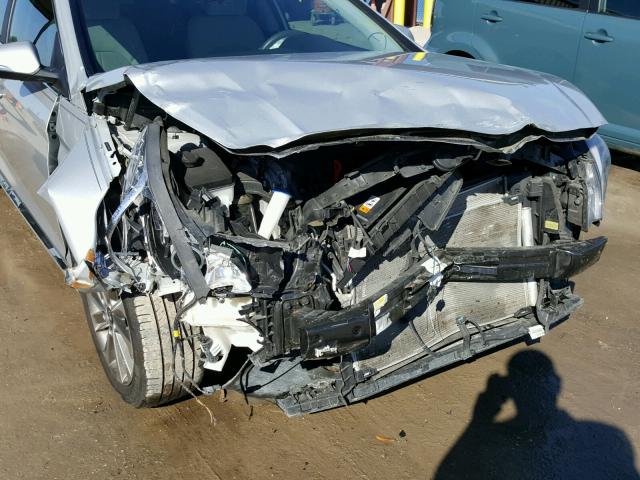 5NPE34AF4FH102307 - 2015 HYUNDAI SONATA SPO SILVER photo 9