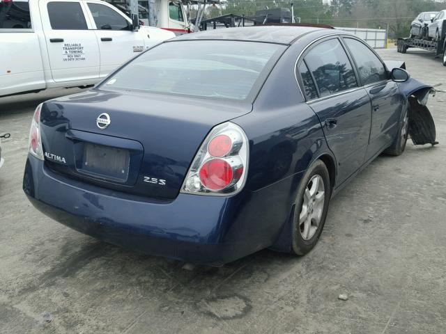 1N4AL11D95N466321 - 2005 NISSAN ALTIMA S BLUE photo 4