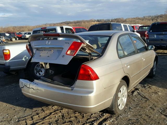 2HGES26791H521961 - 2001 HONDA CIVIC EX 银色 照片 4