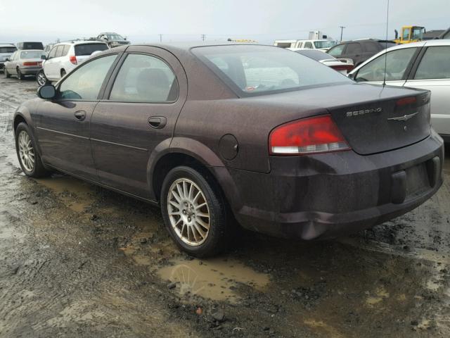 1C3EL56R84N378435 - 2004 CHRYSLER SEBRING LX PURPLE photo 3