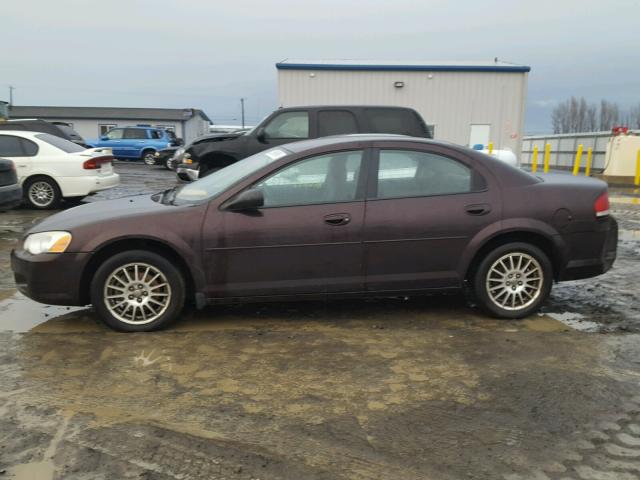 1C3EL56R84N378435 - 2004 CHRYSLER SEBRING LX PURPLE photo 9