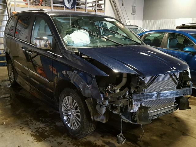 2C4RC1CG3DR643046 - 2013 CHRYSLER TOWN & COU BLUE photo 1