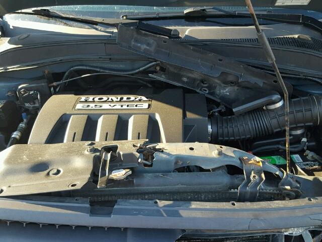 2HKYF18655H531432 - 2005 HONDA PILOT EXL BLUE photo 7