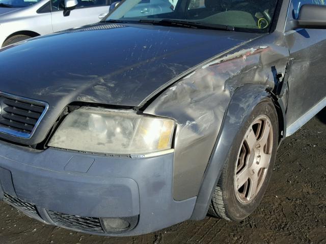 WA1YD64B62N101016 - 2002 AUDI ALLROAD BROWN photo 9