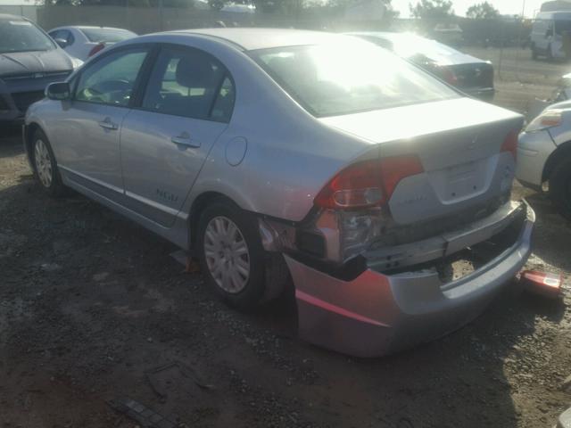 1HGFA46586L000161 - 2006 HONDA CIVIC GX SILVER photo 3