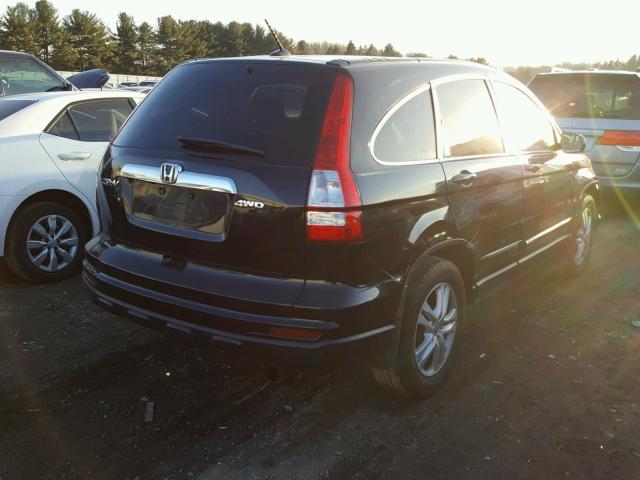 5J6RE4H73AL009531 - 2010 HONDA CR-V EXL BLACK photo 4