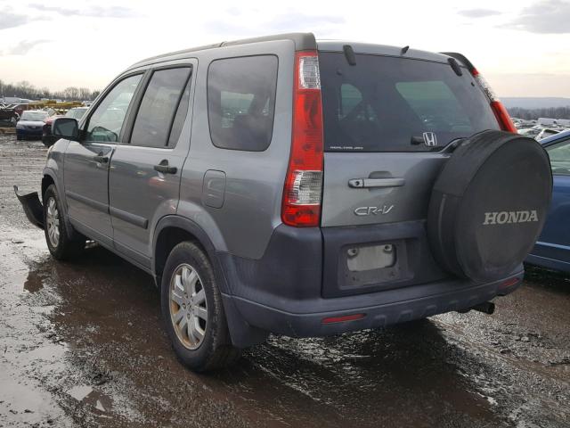 SHSRD78846U442328 - 2006 HONDA CR-V EX GRAY photo 3