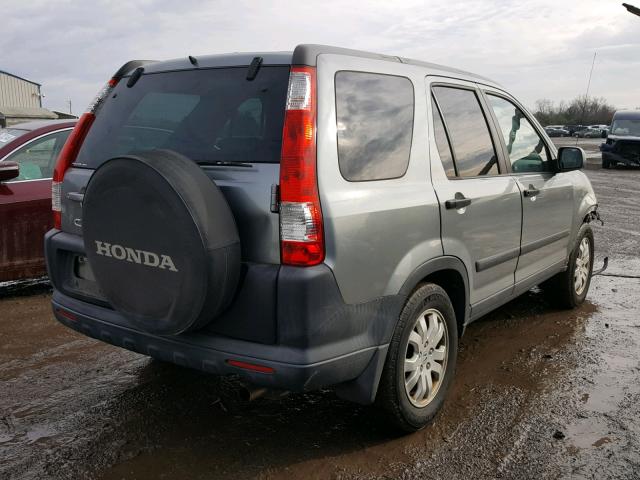 SHSRD78846U442328 - 2006 HONDA CR-V EX GRAY photo 4