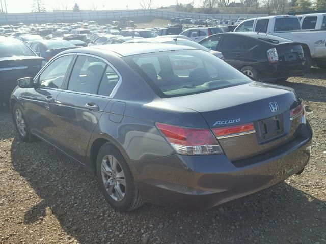 1HGCP2F40BA041290 - 2011 HONDA ACCORD LXP GRAY photo 3