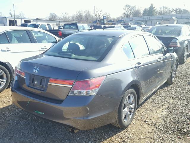 1HGCP2F40BA041290 - 2011 HONDA ACCORD LXP GRAY photo 4